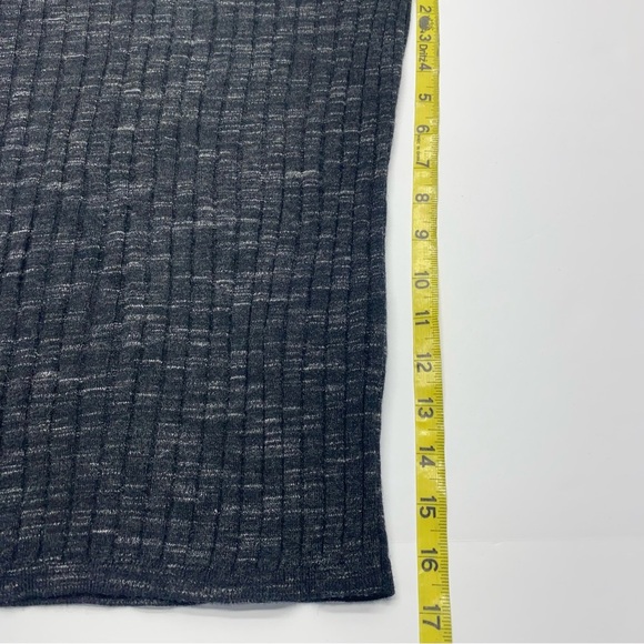 Banana Republic Women’s Charcoal Merino Wool Sweater SM Ribbed Crew neck - Picture 9 of 10